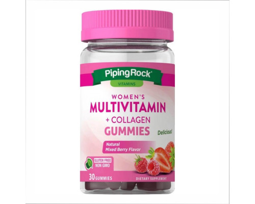 Womens Multivitamin + Collagen - 30 gummies Mixed Berry