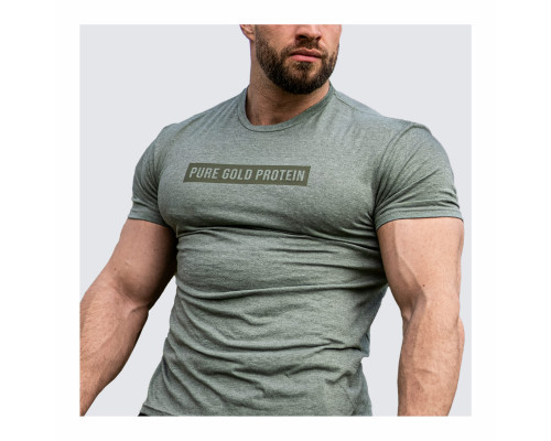 Pure Gold Protein Póló Green - M