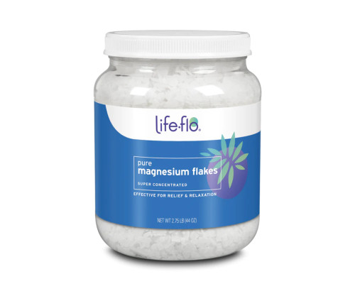 Хлопья натурального магния, концентрат Pure Magnesium Flakes - 44 oz