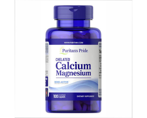 Calcium Magnesium Chelated - 100 caps