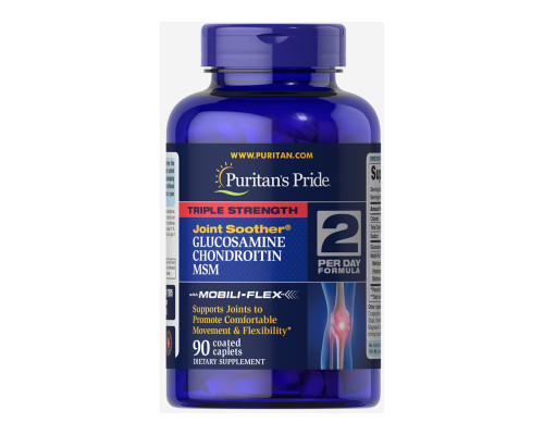 Glucosamine Chondroitin MSM Triple Strength - 90 caplets
