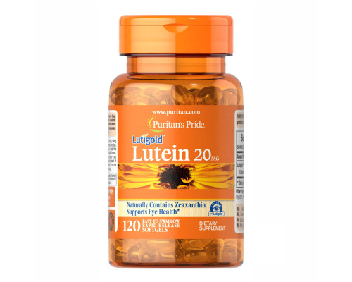 Lutein 20 mg with Zeaxanthin - 120 softgels