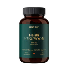 Рейши, Reishi Mushroom 1000 mg - 60 vegcaps