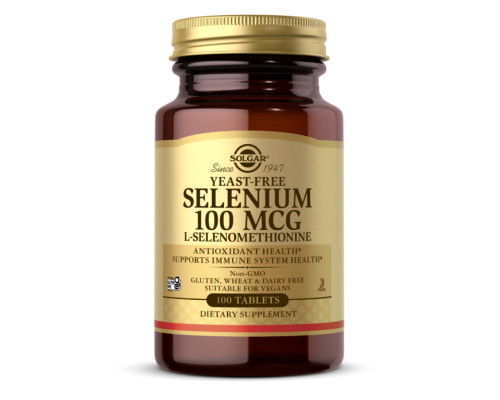 Selenium Yeast-Free 100 mcg - 100 tabs
