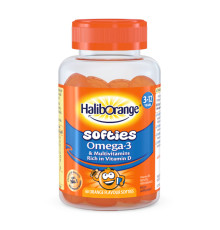 Softies Omega-3 & Multivitamin - 60 softgels Orange