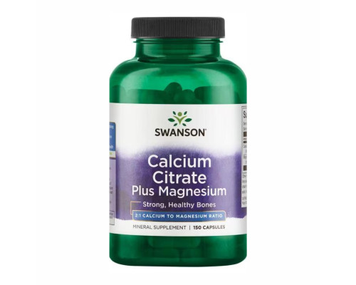 Calcium Citrate Plus Magnesium - 150caps