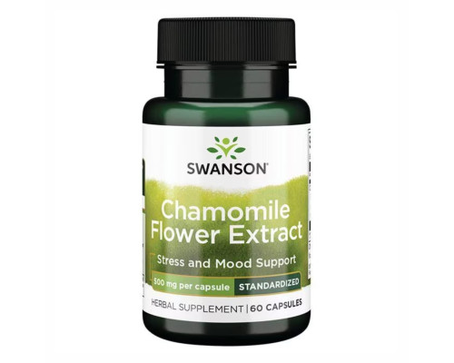 Chamomile Flower Extract Standardized Apigenin 500 mg - 60caps