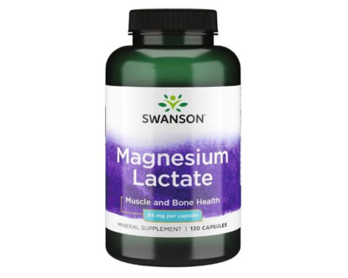 Magnesium Lactate 84mg - 120caps