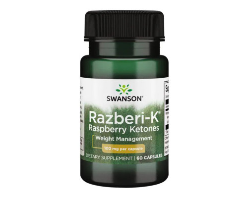 Razberi-K Raspberry Ketones 100mg - 60caps