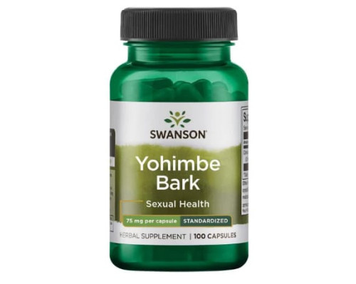 Yohimbe Bark-Standardized 75mg - 100caps