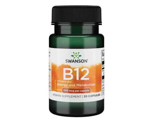 Vitamin B-12 500mcg - 30caps