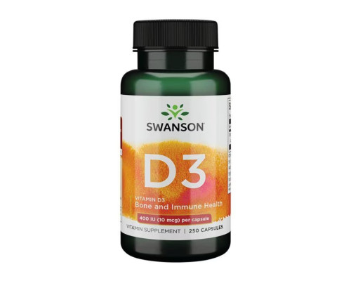 Vitamin D-3 400iu - 250caps