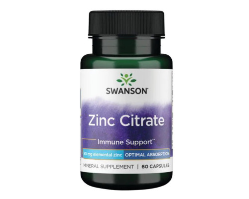 Zinc Citrate 50mg - 60caps