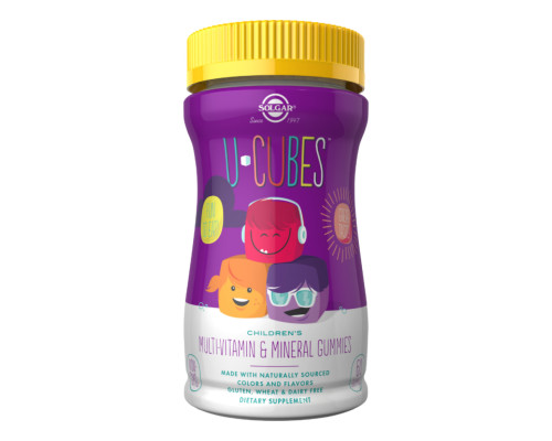 U-Cubes Children's Multi-Vitamin & Mineral - 60 Gummies