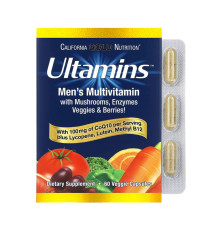 Ultamins MENS Multivitamin - 60 vcaps