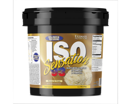 ISO Sensation 5lb - 2270g Banana Ice Cream