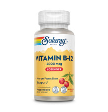Vitamin B-12 2000mcg - 90 lozenges Natural Cherry