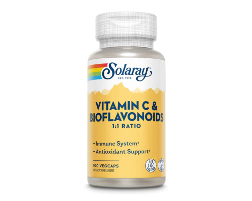 Vitamin C & Bioflavonoids 1:1 500mg - 100 vcaps