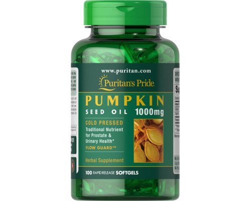Pumpkin Seed Oil 1,000 mg - 100 Softgels