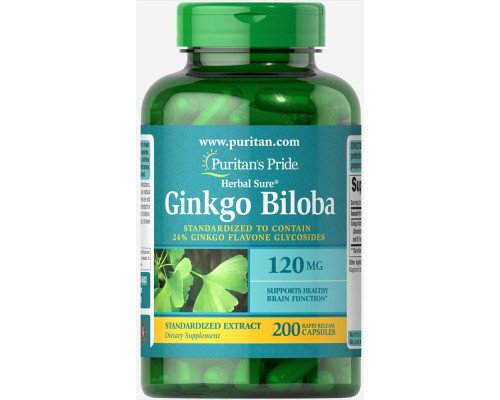 Ginkgo Biloba Standardized Extract 120mg - 200caps