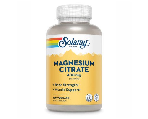 Magnesium Citrate 400mg - 180 vcaps