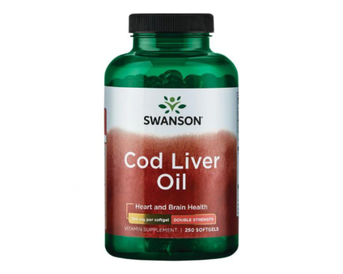 Cod Liver Oil (Double strength) 700mg - 250 Sgels per bottle