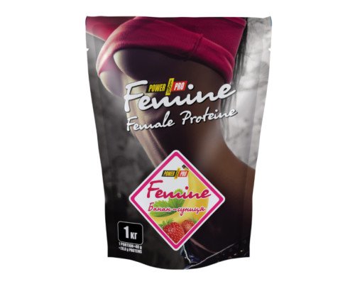 Femine Protein - 1000g Banan-Wild Strawberry