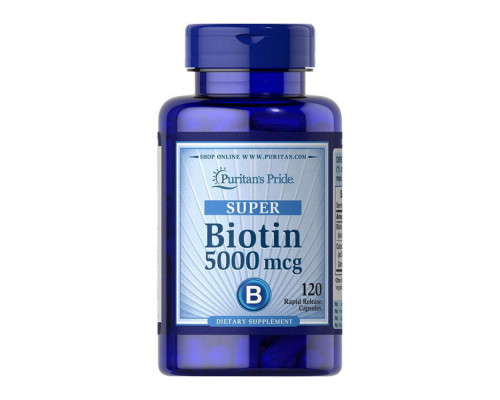 Biotin 5000 mcg - 120 caps