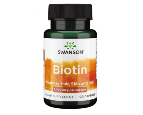 Biotin 5000mcg - 100 caps