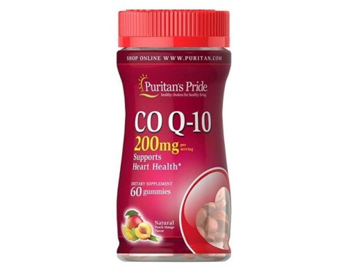 Q-Sorb Co Q-10 200mg Peach Mango Gummies - 60 Gummies