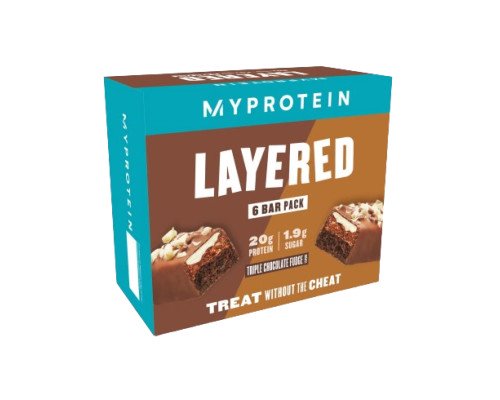 Layered Bar - 12x60g Triple Chocolate Fudge