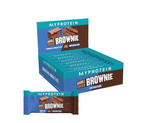 Double Dough Brownie - 12x60g Chunky Chocolate