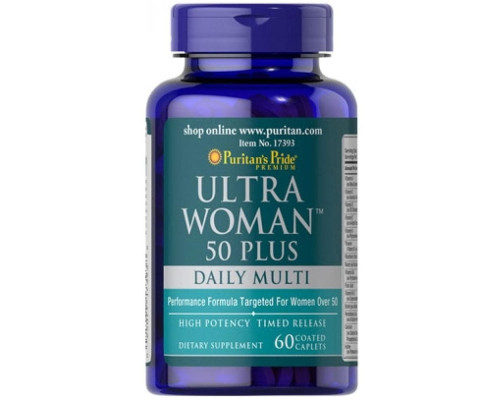 Ultra Woman™ 50 Plus Multi-Vitamin - 60 Caplets