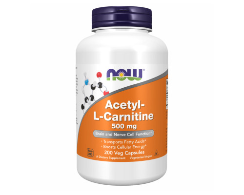 Acetyl L-Carnitine 500mg - 200 vcaps