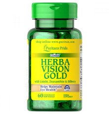 Herbavision Gold with Lutein Bilberry and Zeaxanthin - 60 Softgels
