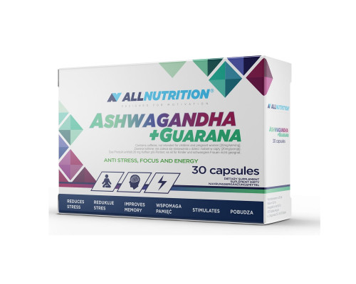 Ashwagandha 300mg + Guarana - 30caps