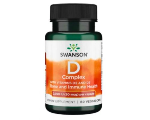 D Complex D2 abd D3 2000iu(50mcg) - 60caps