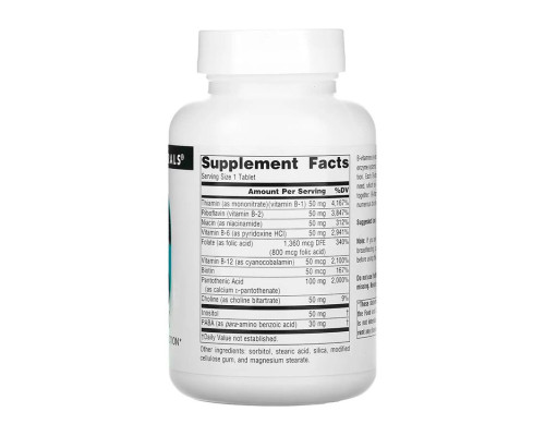 В-комплекс Vitamin B-50 Complex 50mg - 100 tabs