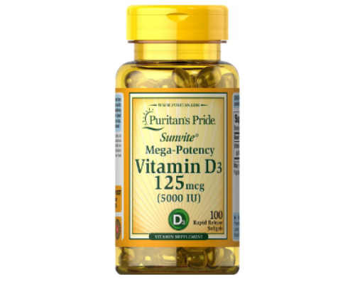 Vitamin C-1000 mg (Ester-C®) Plus Vitamin D-3; 125mcg (5000 IU) 60 Tablets
