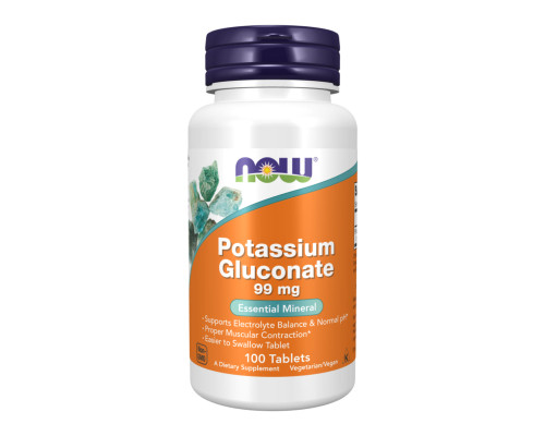 Potassium Gluconate 99mg - 100 tabs