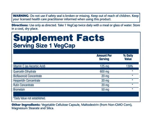 Кверцетин мега Mega Quercetin 600mg - 60 vcaps