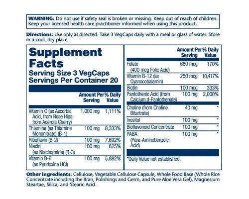 В- комплекс мега Mega Vitamin B-Stress - 60 vcaps