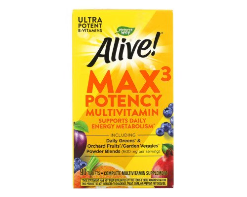 Max3 (With Iron) - 90 tabs