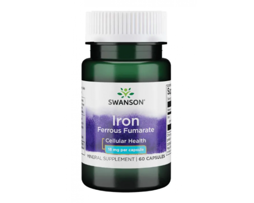 Iron Ferrous Fumarate 18mg - 60caps