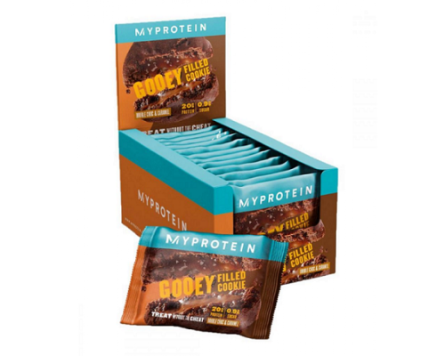 Filled Protein Cookie - 12x75g Double Chocolate Caramel