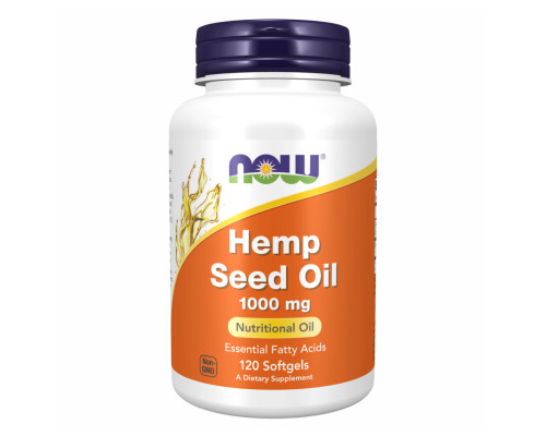 Hemp Seed Oil 1000 mg - 120 Softgels