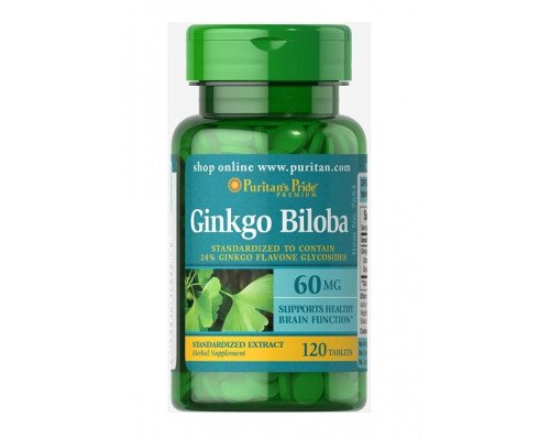 Ginkgo Biloba Standardized Extract 60mg - 120 tab