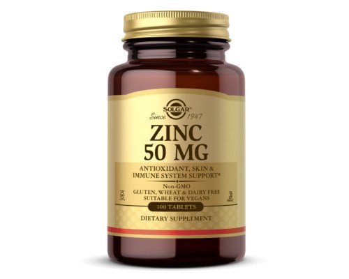 Zinc 50mg - 100 tabs