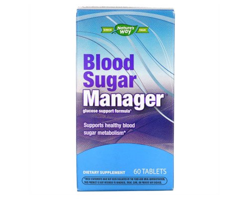 Blood Sugar Manager - 60 tabs