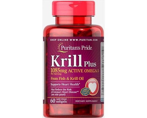 Krill Plus (1085mg Active Omega 3) - 60 softgels